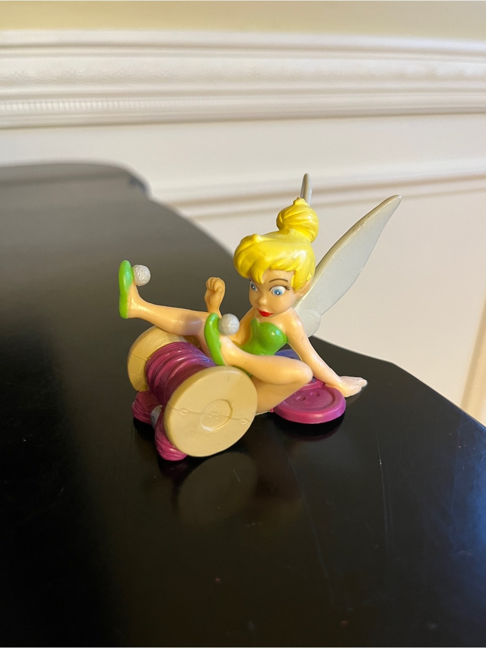 Peter Pan “little Charmer” Tinker Bell Figurine. Vintage 2001 Disney  2”